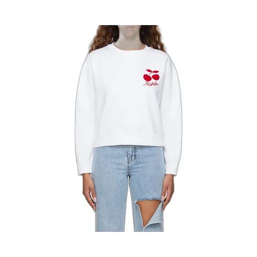 Embroidered-Logo Long-Sleeve Sweatshirt