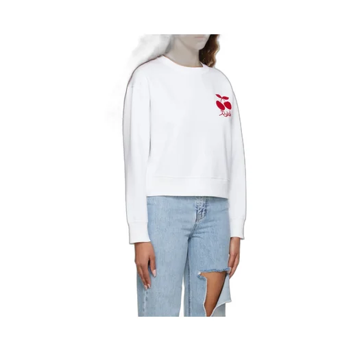 Embroidered-Logo Long-Sleeve Sweatshirt