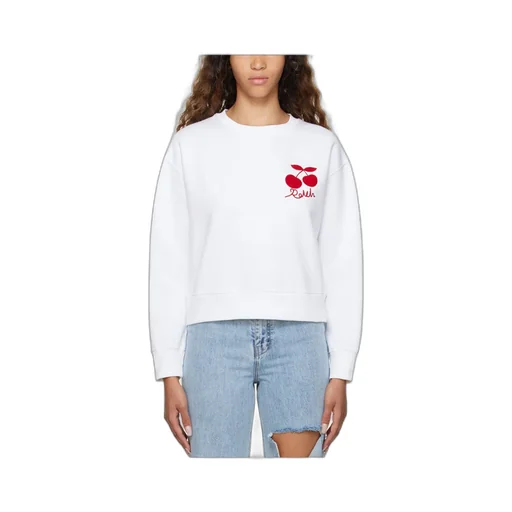 Embroidered-Logo Long-Sleeve Sweatshirt