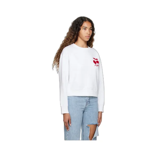 Embroidered-Logo Long-Sleeve Sweatshirt
