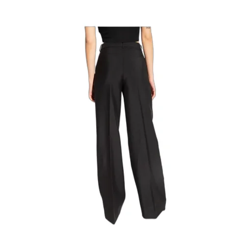 Versace Medusa Button High Waist Tailored Pants
