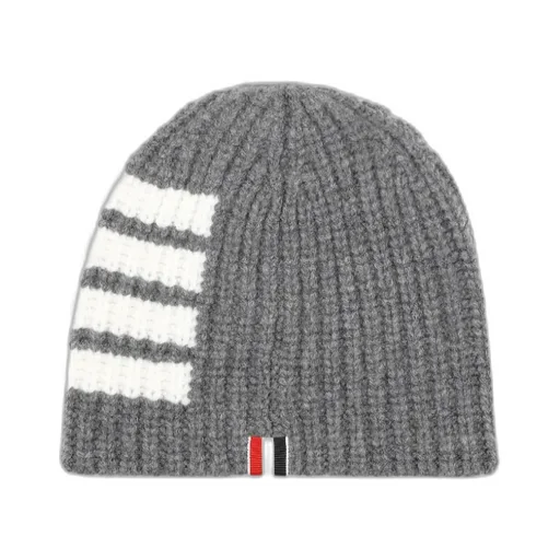 4-Bar Stripe Knitted Beanie