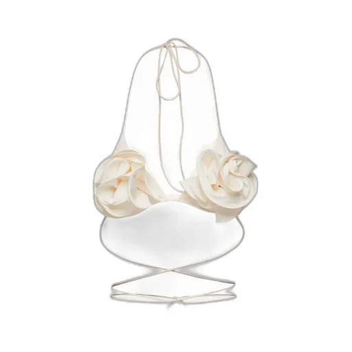 Magda Butrym Floral Strappy Triangle Bikini Top