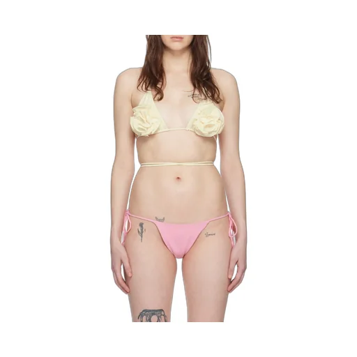 Magda Butrym Floral Strappy Triangle Bikini Top