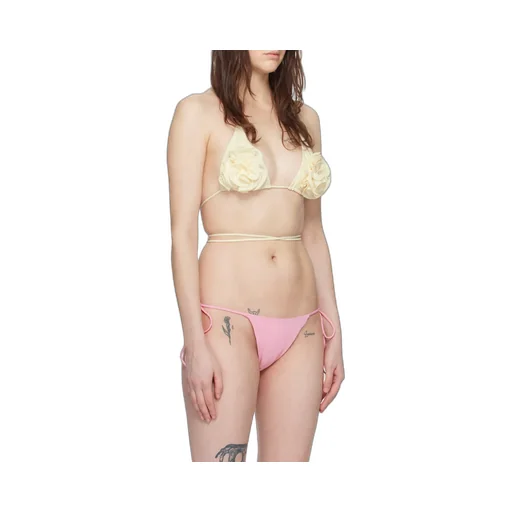 Magda Butrym Floral Strappy Triangle Bikini Top