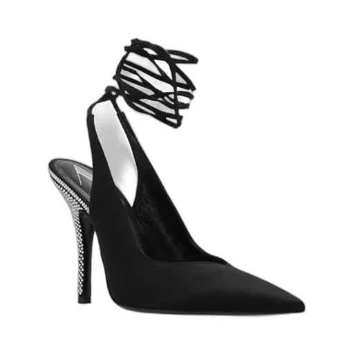 The Attico Venus Embellished Pointed-Toe Pumps