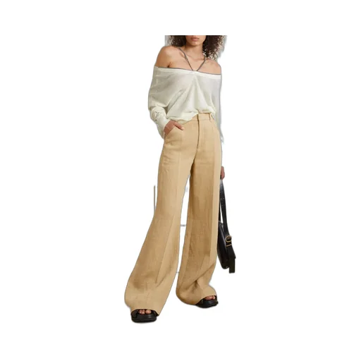 Monili-Detail V-Neck Jumper