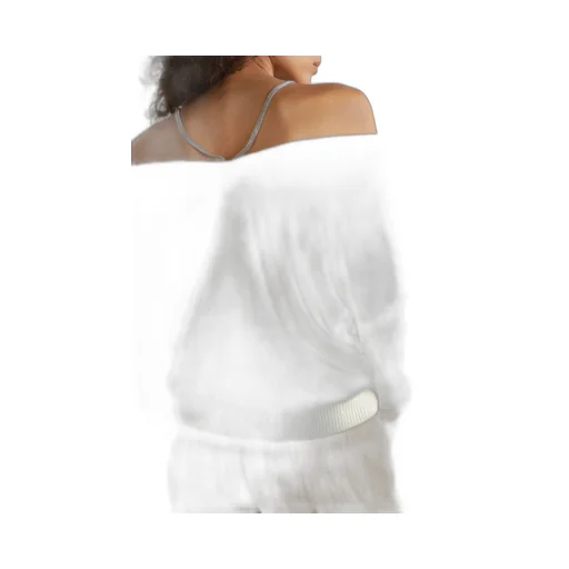 Monili-Detail V-Neck Jumper