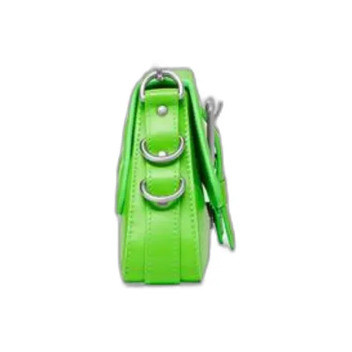 Lindsay Small Shoulder Bag With Strap In Bright Green