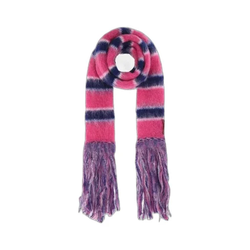 Marni Fringed Striped Scarf