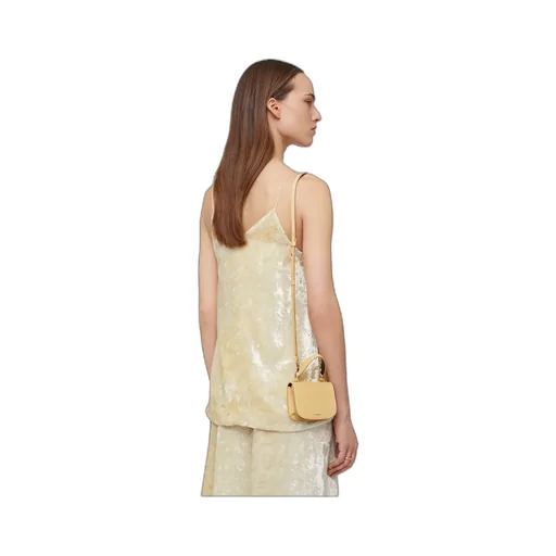 Jil Sander Logo Print Top Handle Shoulder Bag