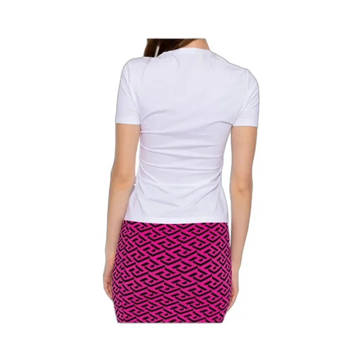 Versace Embellished Short Sleeved Crewneck T-Shirt