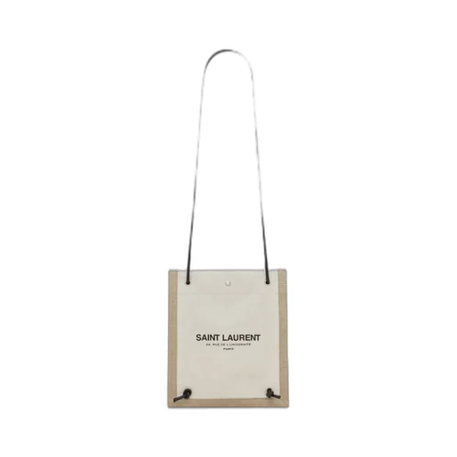 Universite Flat Crossbody Bag In Canvas