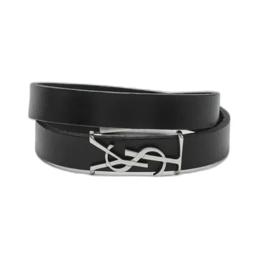 Saint Laurent Logo Plaque Bracelet