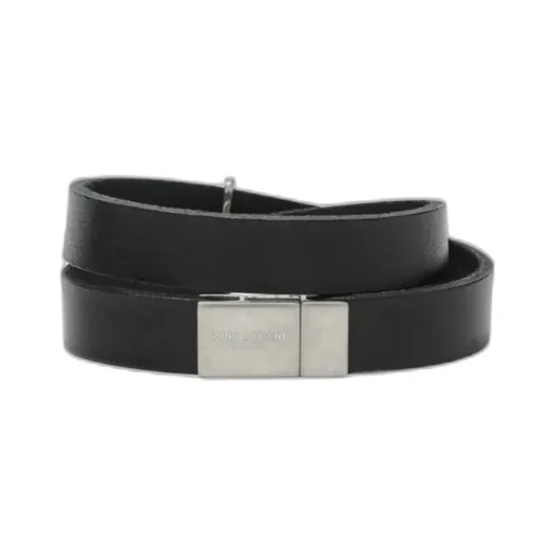 Saint Laurent Logo Plaque Bracelet