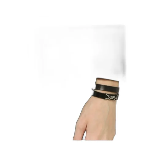 Saint Laurent Logo Plaque Bracelet