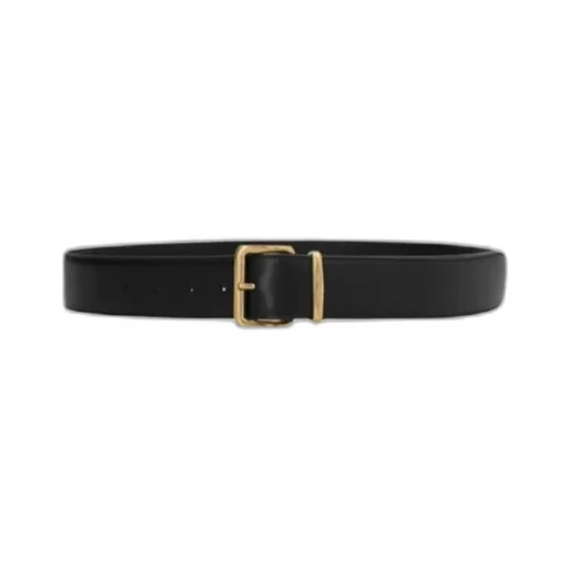 Miu Miu Logo Engraved Buckle Belt