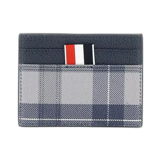 Thom Browne Check-Printed Cardholder