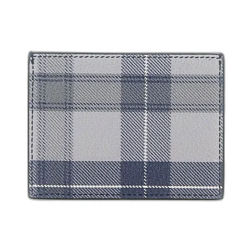 Thom Browne Check-Printed Cardholder