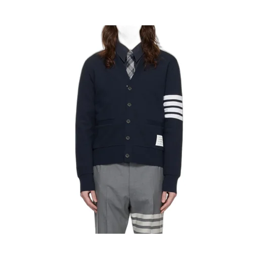 4-Bar V-Neck Cardigan