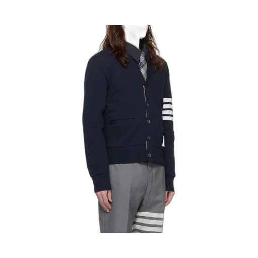 4-Bar V-Neck Cardigan