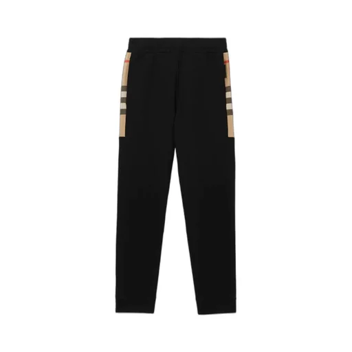 Burberry Check Detailed Jogging Pants
