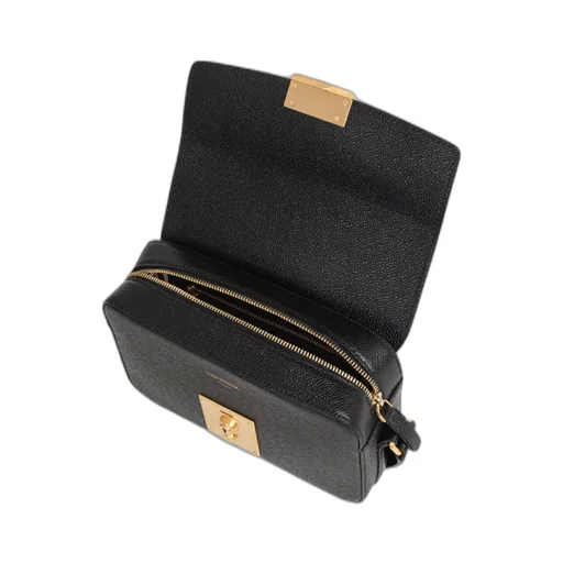 Pebbled Camera Crossbody Bag