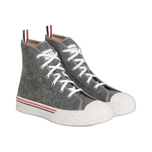 Collegiate High-Top Sneakers
