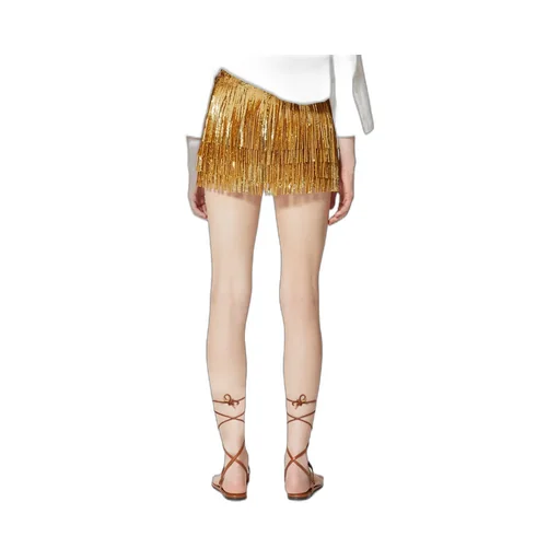 Sequined Tassel Shorts