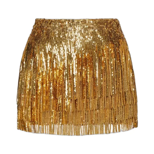 Sequined Tassel Shorts