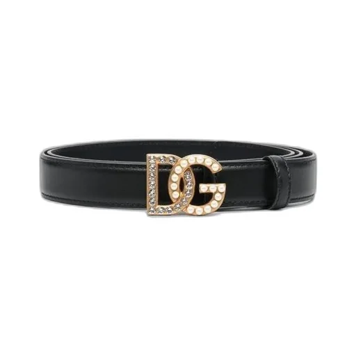Dolce & Gabbana Dg Logo Embellished Buckle Belt