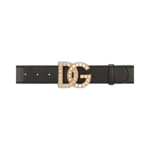 Dolce & Gabbana Dg Logo Embellished Buckle Belt