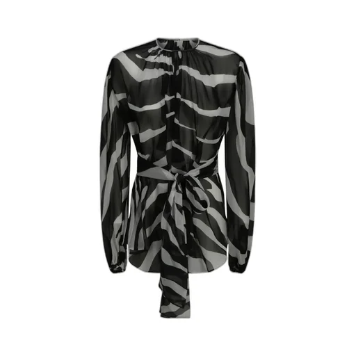 Dolce & Gabbana Zebra-Printed Blouse
