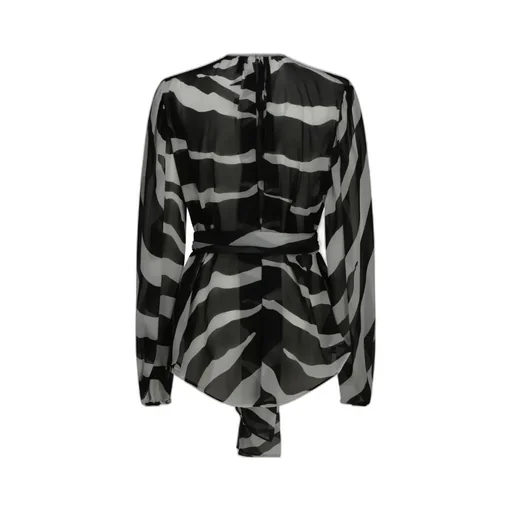 Dolce & Gabbana Zebra-Printed Blouse