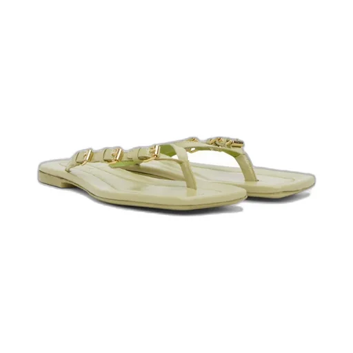 Grain Lambskin Flip-Flops