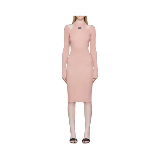 Cut-Out Knitted Dress