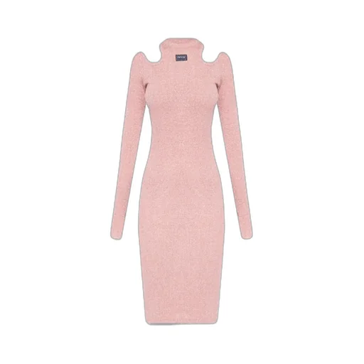 Cut-Out Knitted Dress
