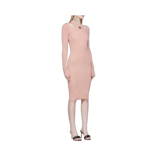 Cut-Out Knitted Dress