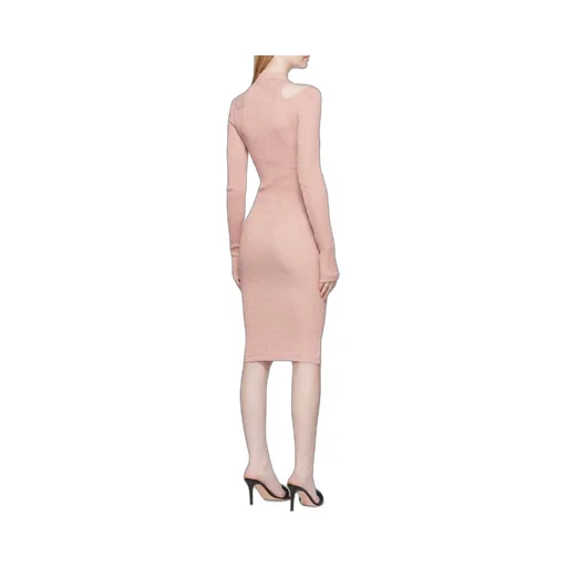 Cut-Out Knitted Dress