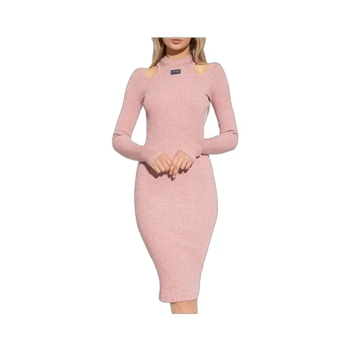 Cut-Out Knitted Dress