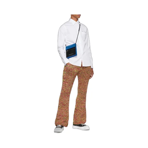 Marni Logo Print Buttoned Long Sleeved Shirt