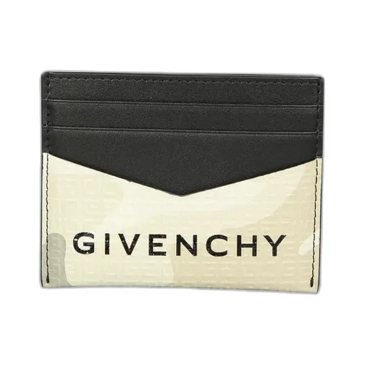 Givenchy Card Holder In 4G Camo Leather