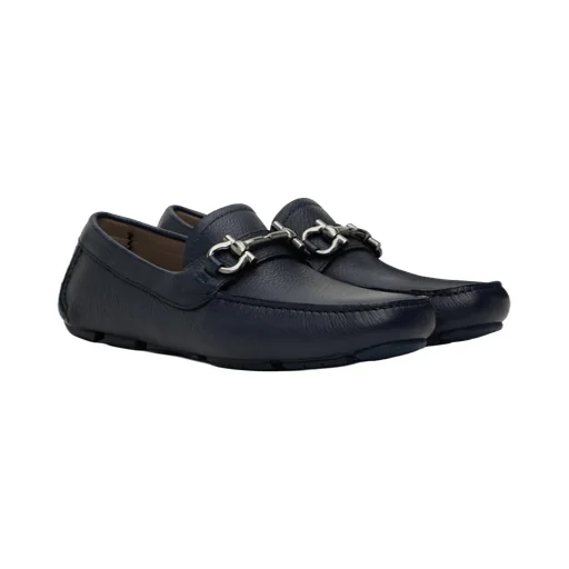 Gancini-Buckle Loafers