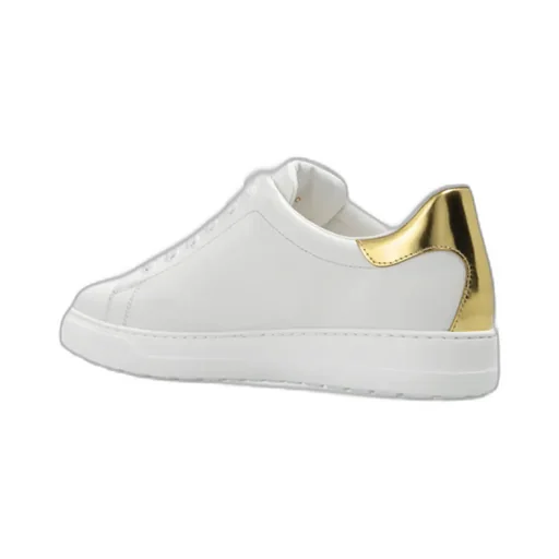 Logo-Print Leather Sneakers