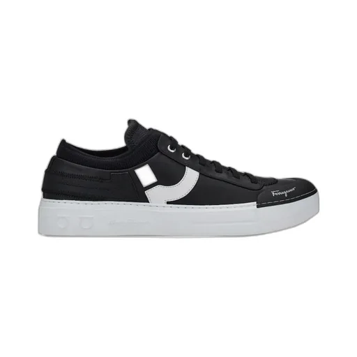 Black Logo Low-Cut Skate Shoes