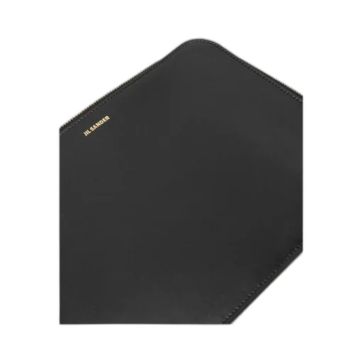 Jil Sander Logo Print Strap Clutch Bag