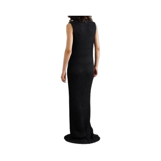 Cutro Hollow Knitted Extra-Long Dress