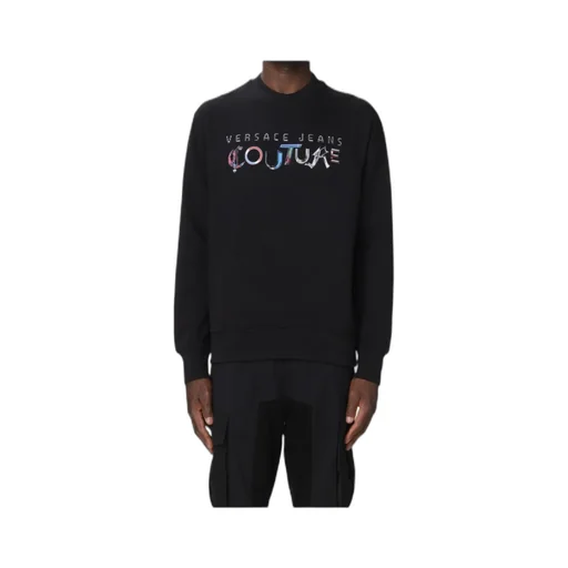 Mirrored-Style Mismatch Logo Sweatshirt
