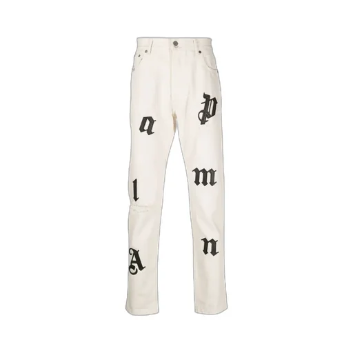 Logo-Patch Straight Leg Jeans