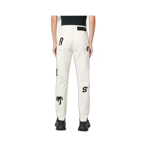 Logo-Patch Straight Leg Jeans